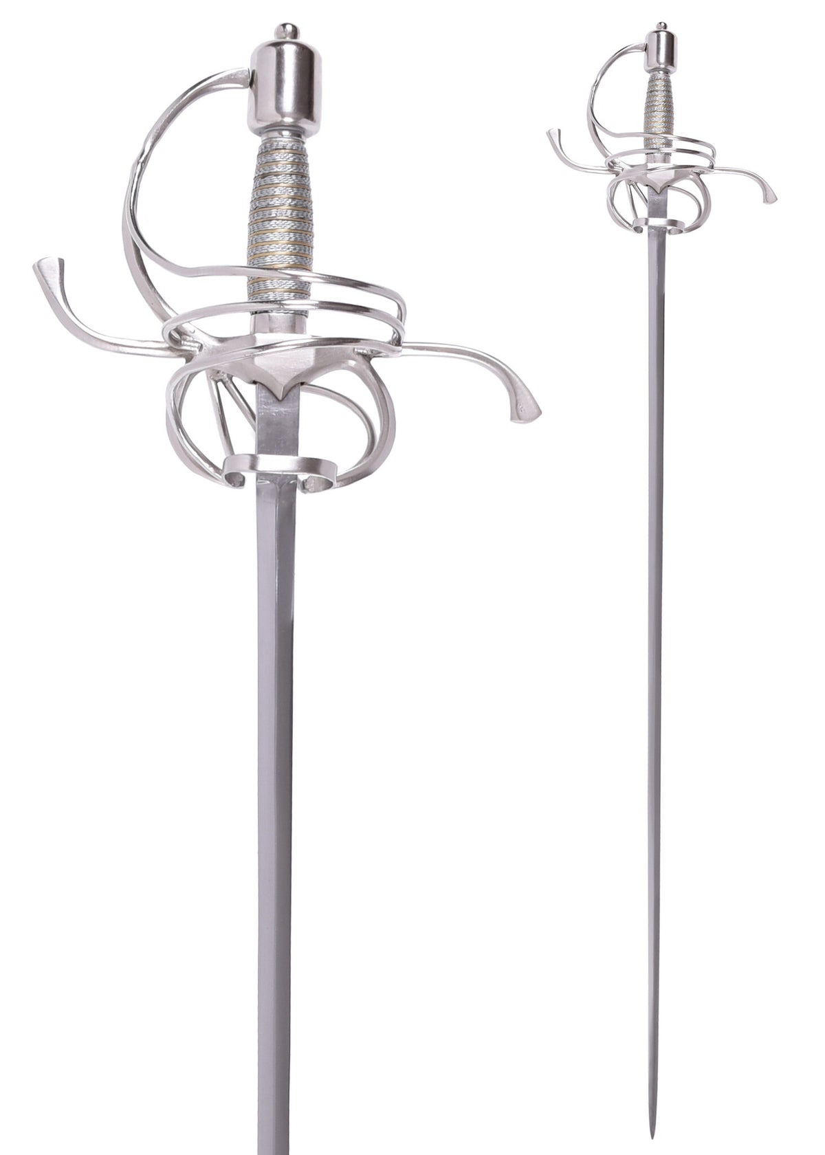 Rapière allemande du XVIIᵉ siècle, semi-tranchante