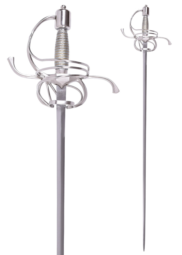 Rapière allemande du XVIIᵉ siècle, semi-tranchante