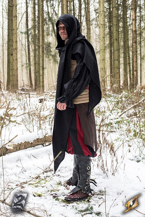 Kap Assassins Creed, zwart