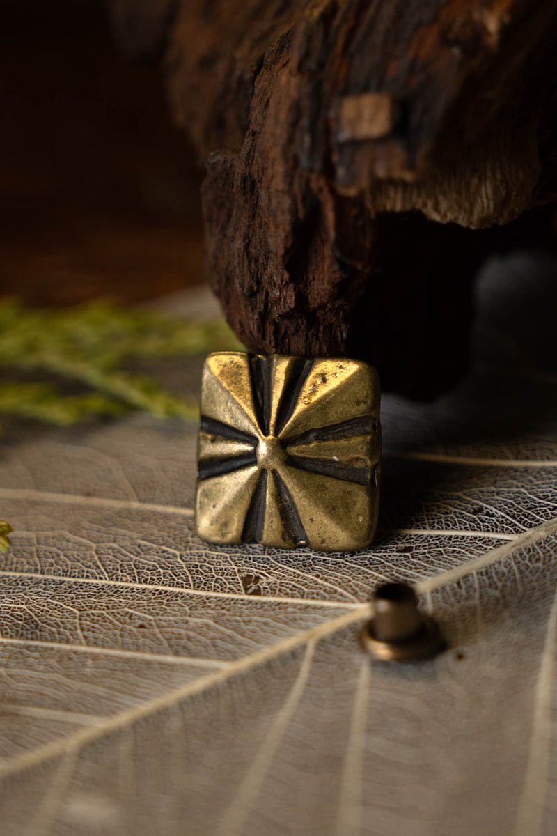 Set di riembeslag medievale (1500–1600), 5 pezzi, bronzo