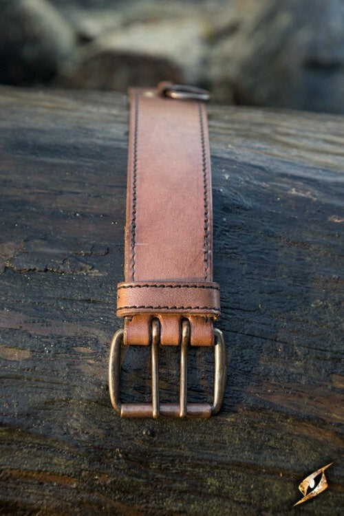 Ring belt, 120 cm, brown