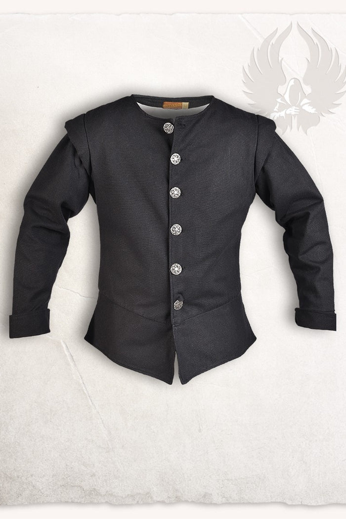 15th-16th century doublet, black