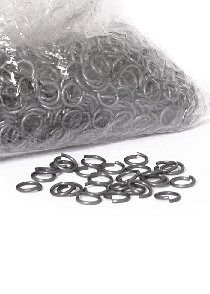 1 kg u-nittede maliënringe, ubehandlet, 8 mm