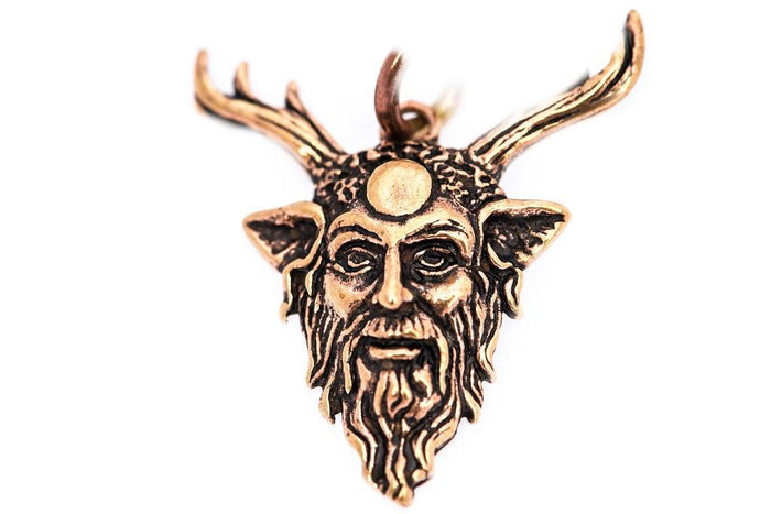 Pingente Cernunnos deus da floresta, bronze