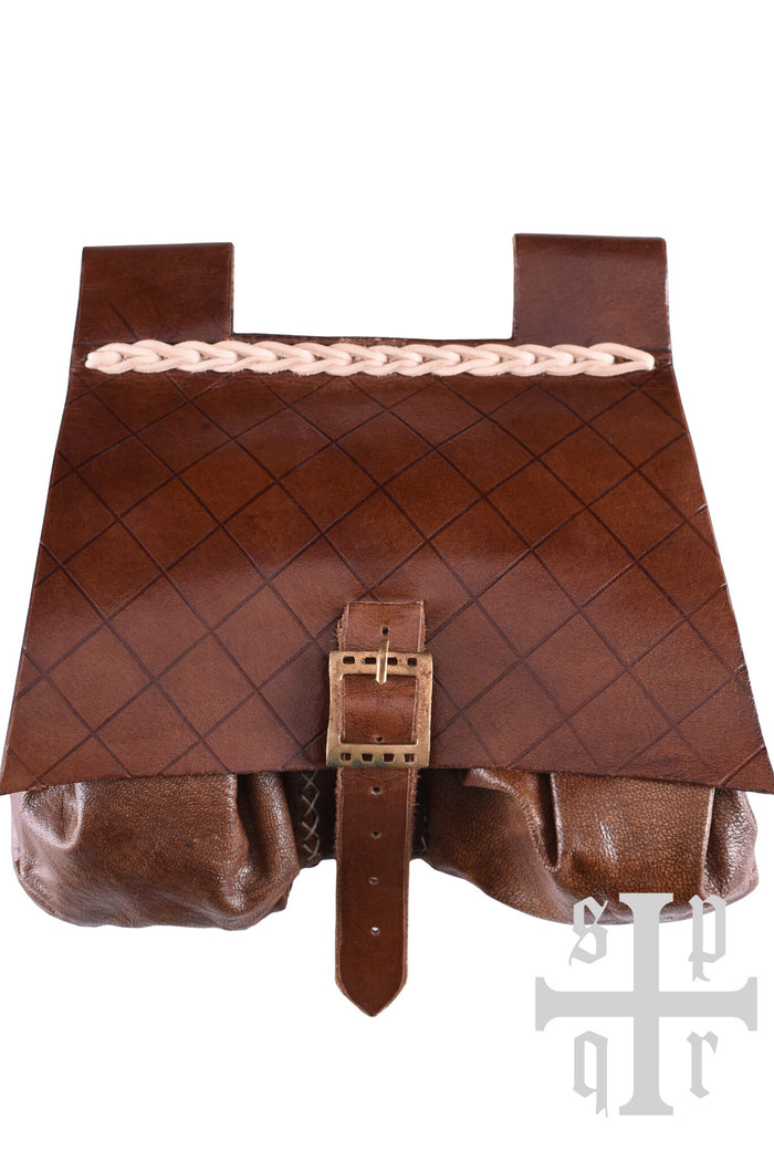 Sacoche de ceinture médiévale du XIVe siècle