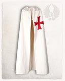 Templarski plašč, bela