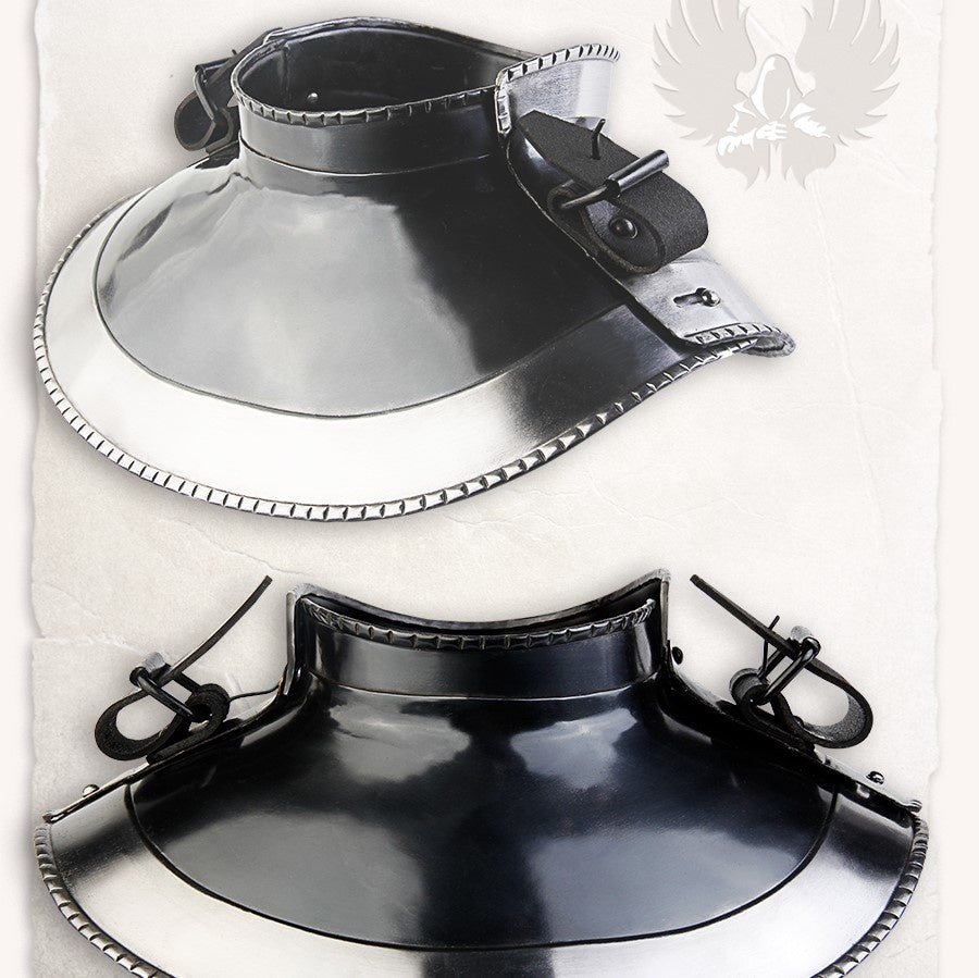 16e eeuwse Gorget Kaspar gebronsd, 1.2 mm