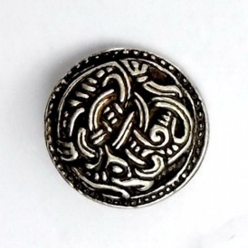 Vikingknopen Borrestijl set van vijf stuks, verzilverd