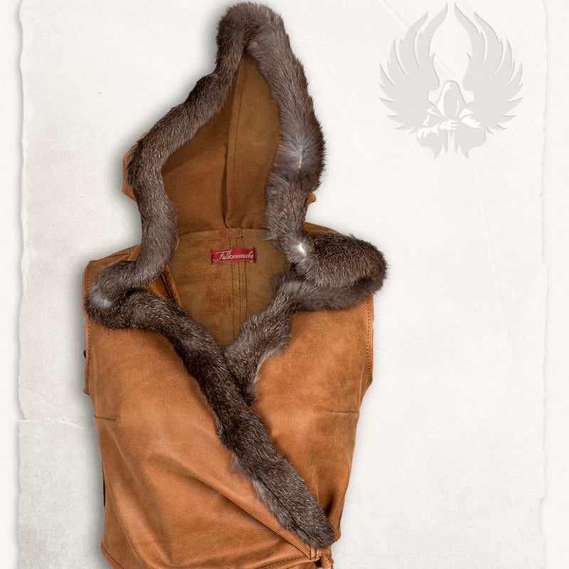 Lädertop Jetta, mörkbrun