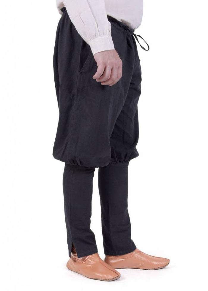 Pantaloni vichinghi Floki, neri