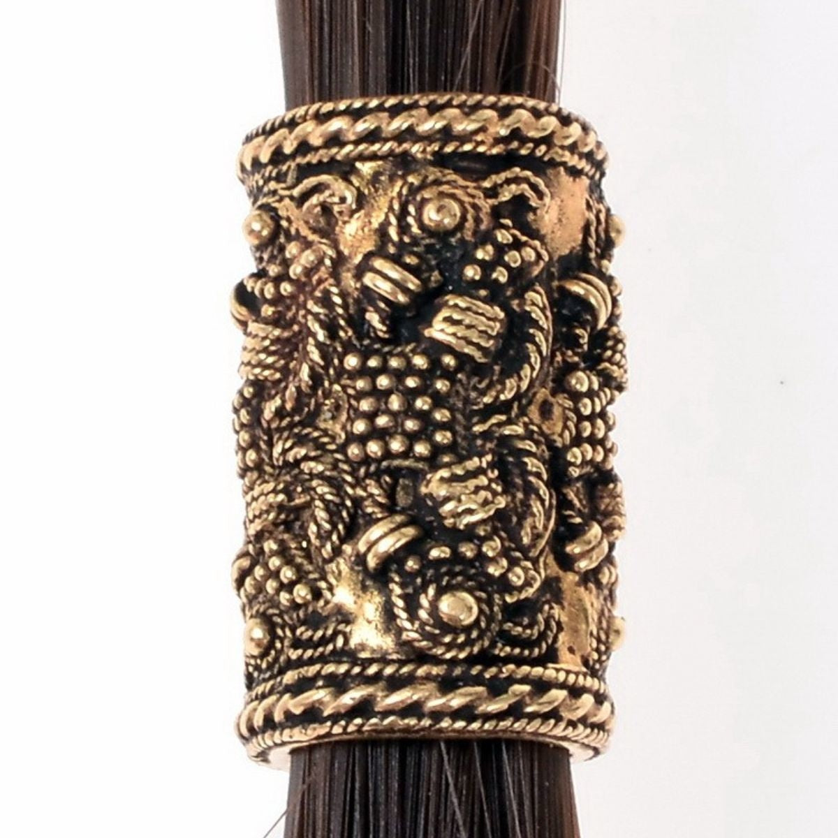 Viking beard bead Rygge, bronze