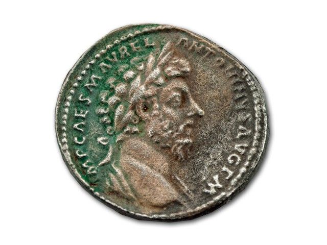 Roman coin Marcus Aurelius