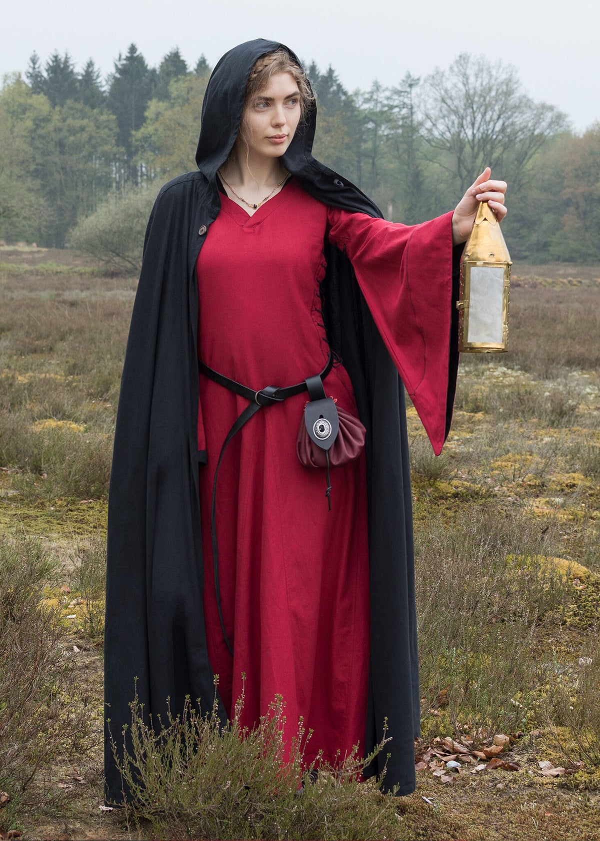 Bomuldskappe Ellyn, sort