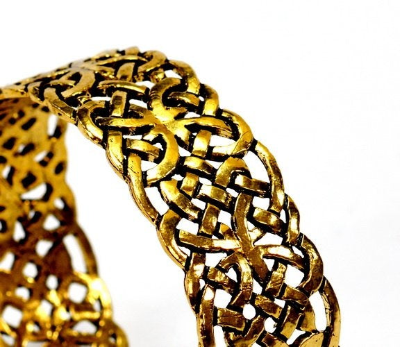 Keltisk armbånd Book of Kells, bronze