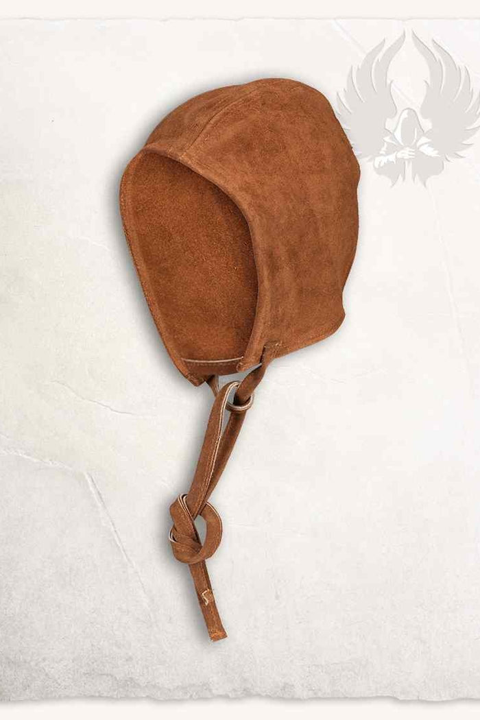 Suede cap Martinus, brown