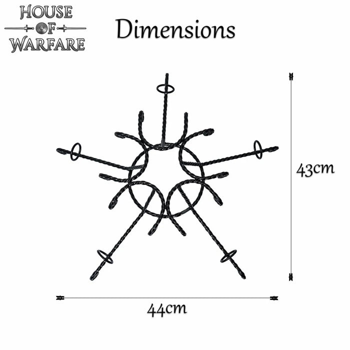 Support pour cinq cornes à boire
