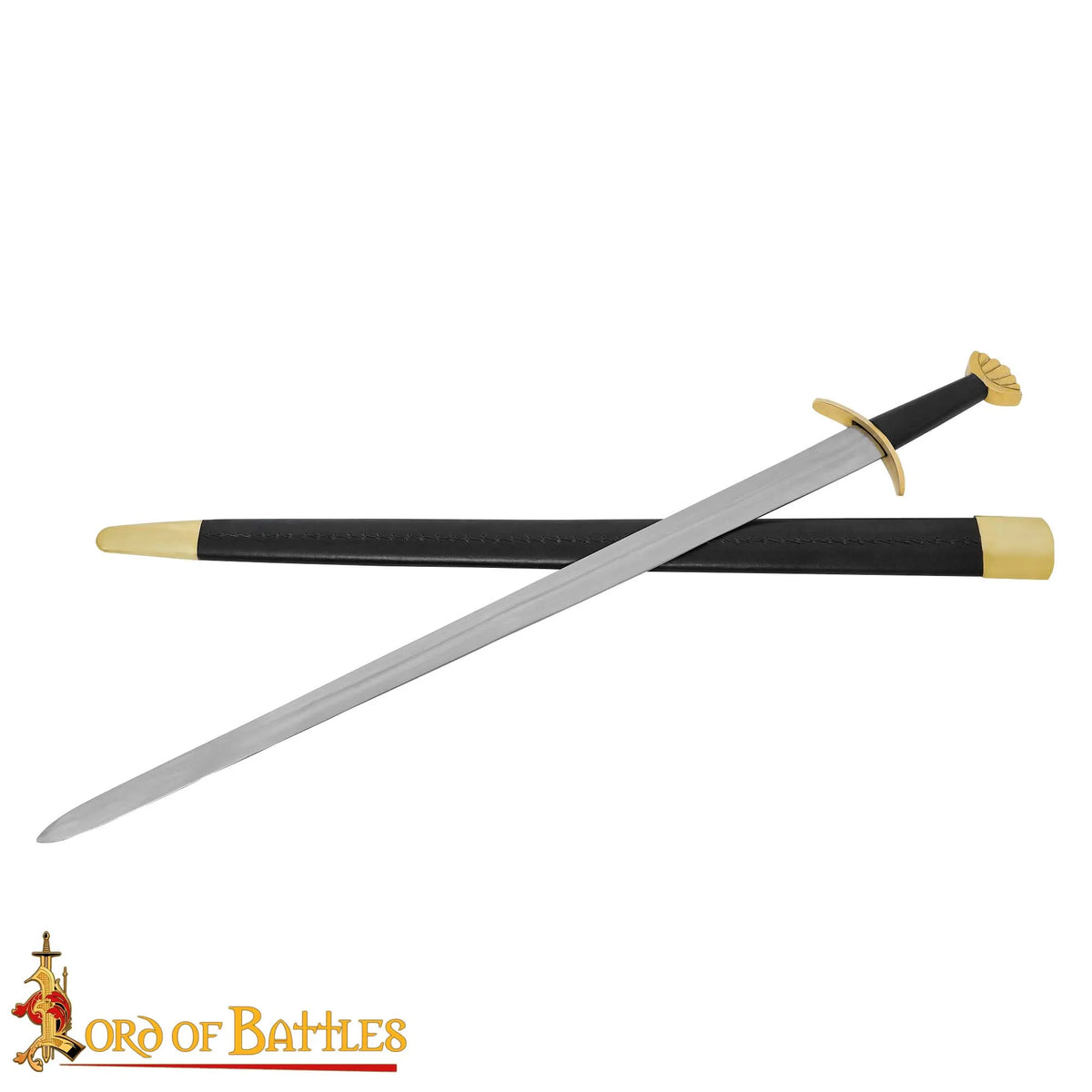 Épée viking Ubbe avec fourreau, semi-tranchante