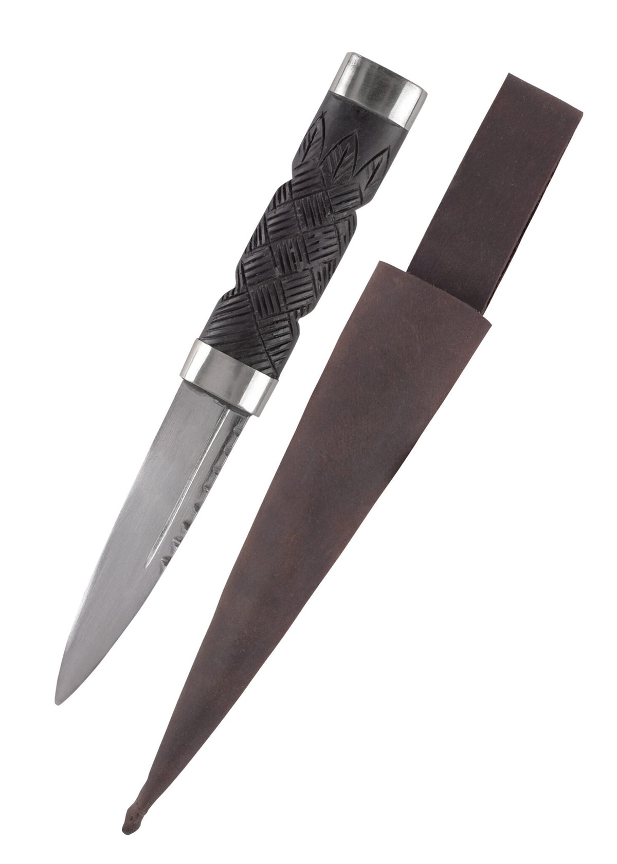 Black sgian dubh, semi-sharp