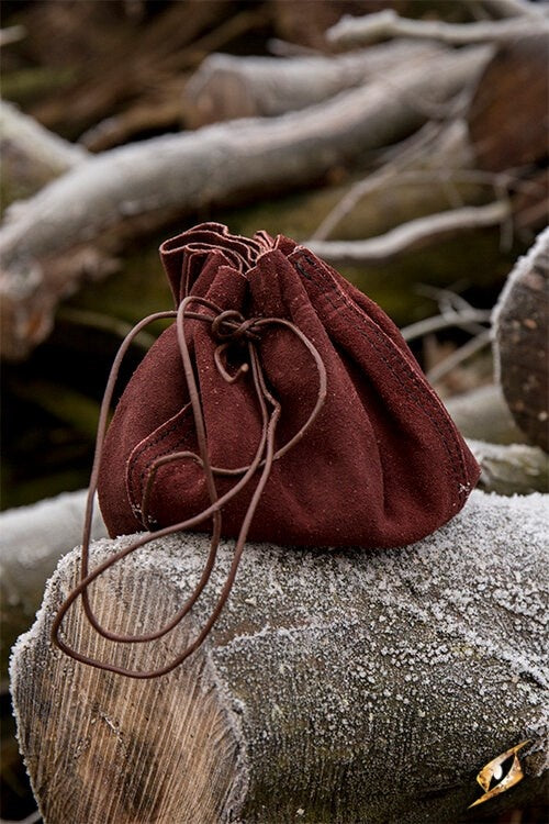 Skórzana sakiewka Michelangelo, brązowa