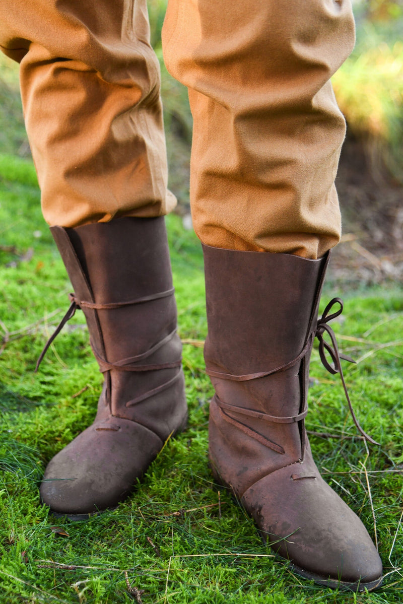 Botas vikingas Oseberg, marrones