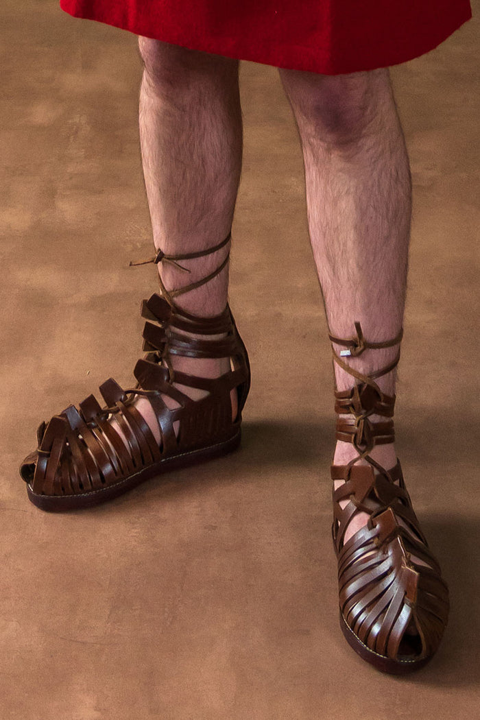 Caligae Neptunus, Roman, brown