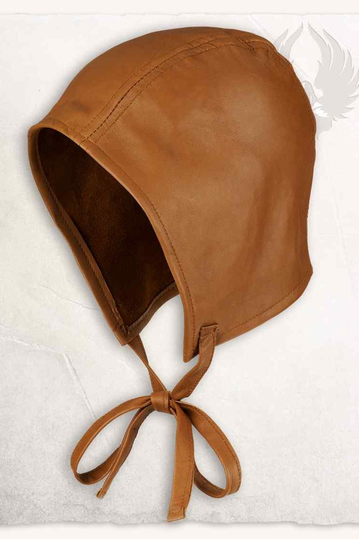 Kapje Martinus, leer, bruin