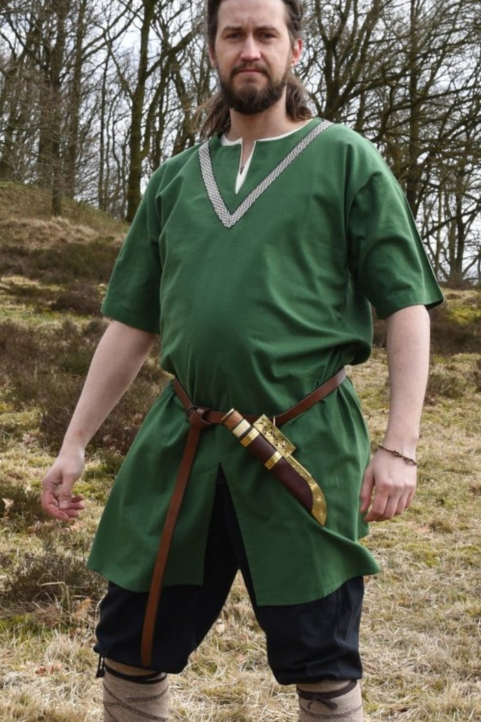 Tunique Birka Knut, manches courtes, vert