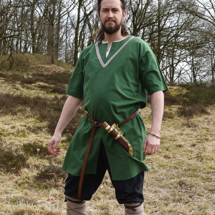 Birka-tunika Knut, korte ærmer, grøn