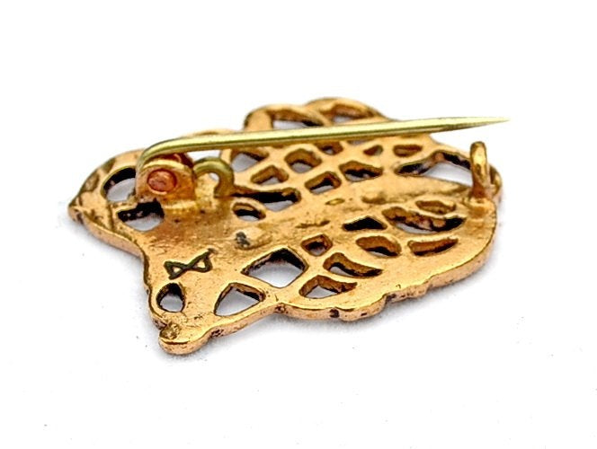 Viking brooch Lindholm Hoeje, bronze