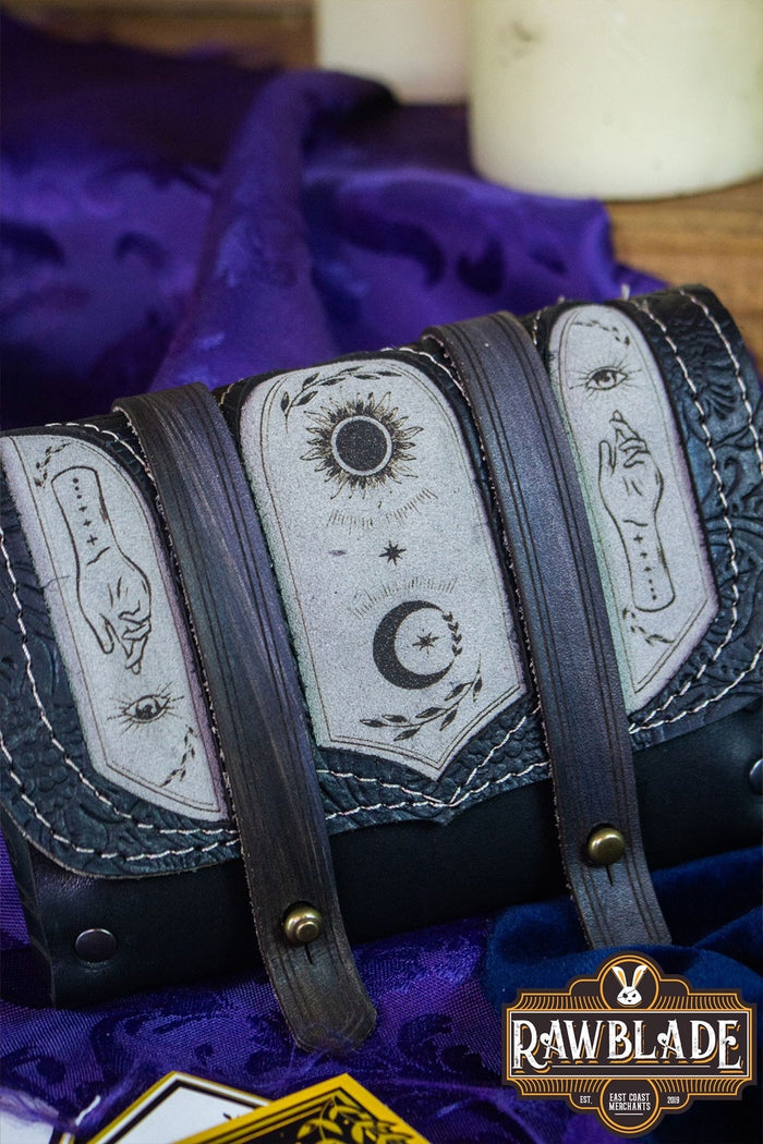 Set de tarot con bolsita, negro