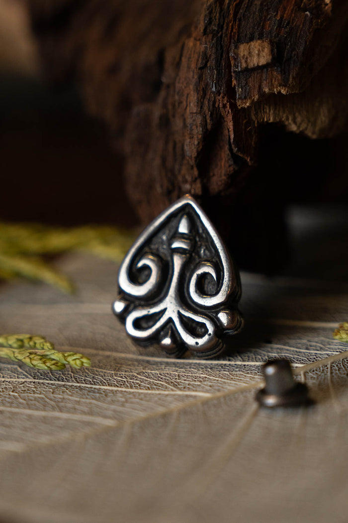 Viking riembeslag Chernikvov, verzilverd zamak