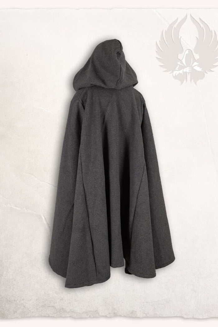 Gardecorp, reismantel Raven, wolmix, grijs