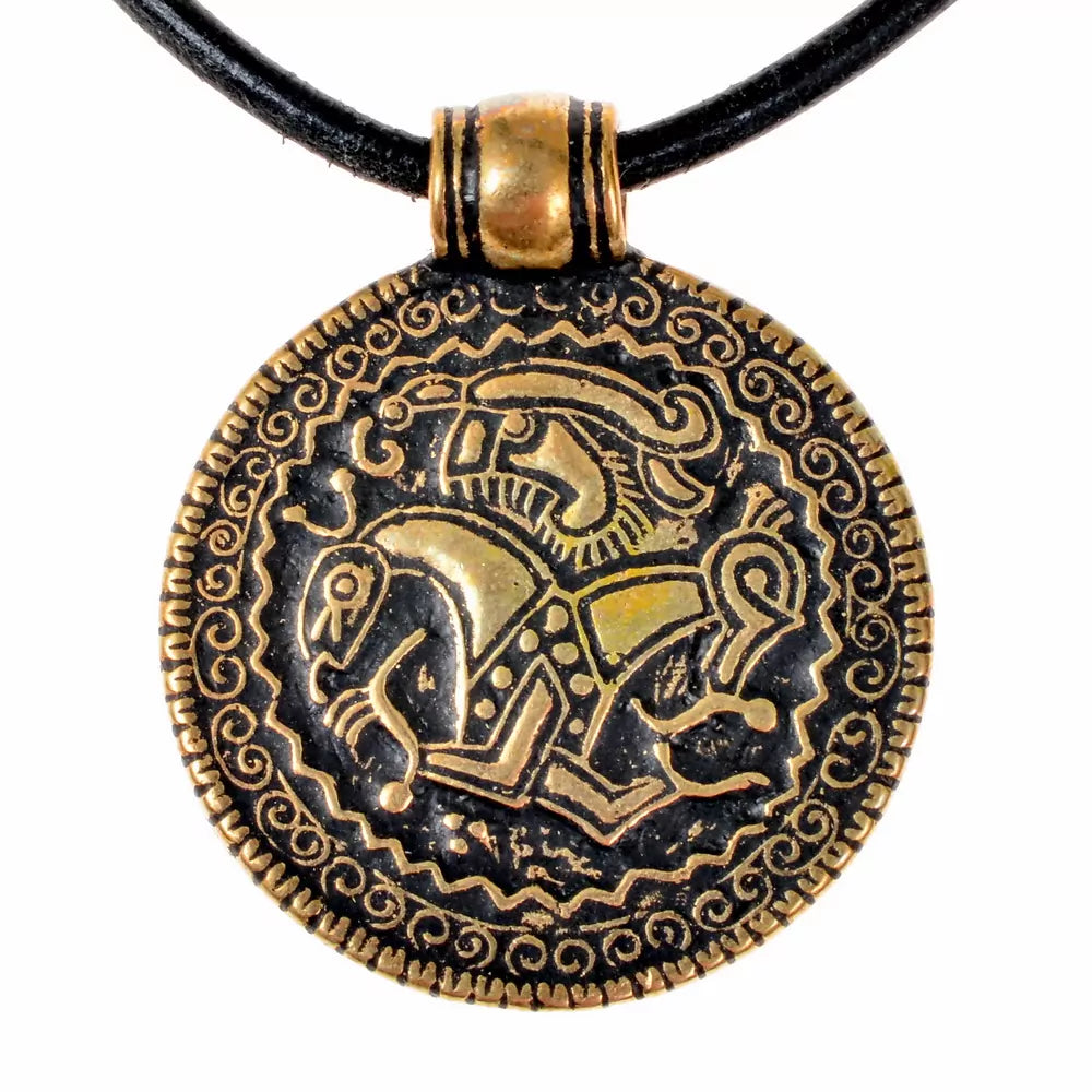 Brakteat amulett Zealand, brons