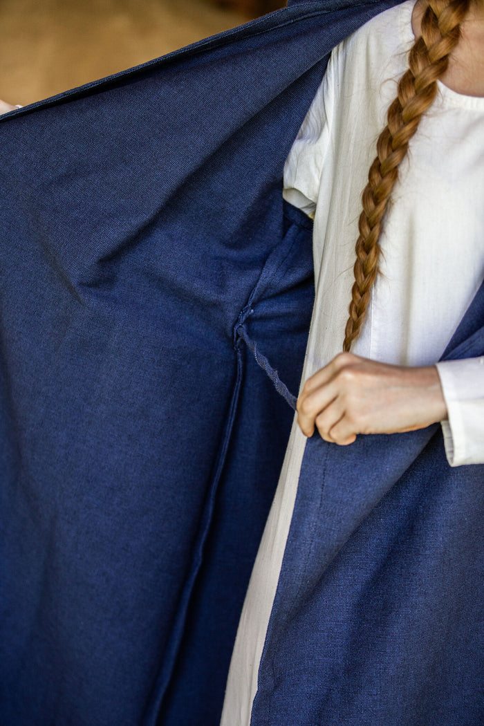 Wrap dress Thyra, blue