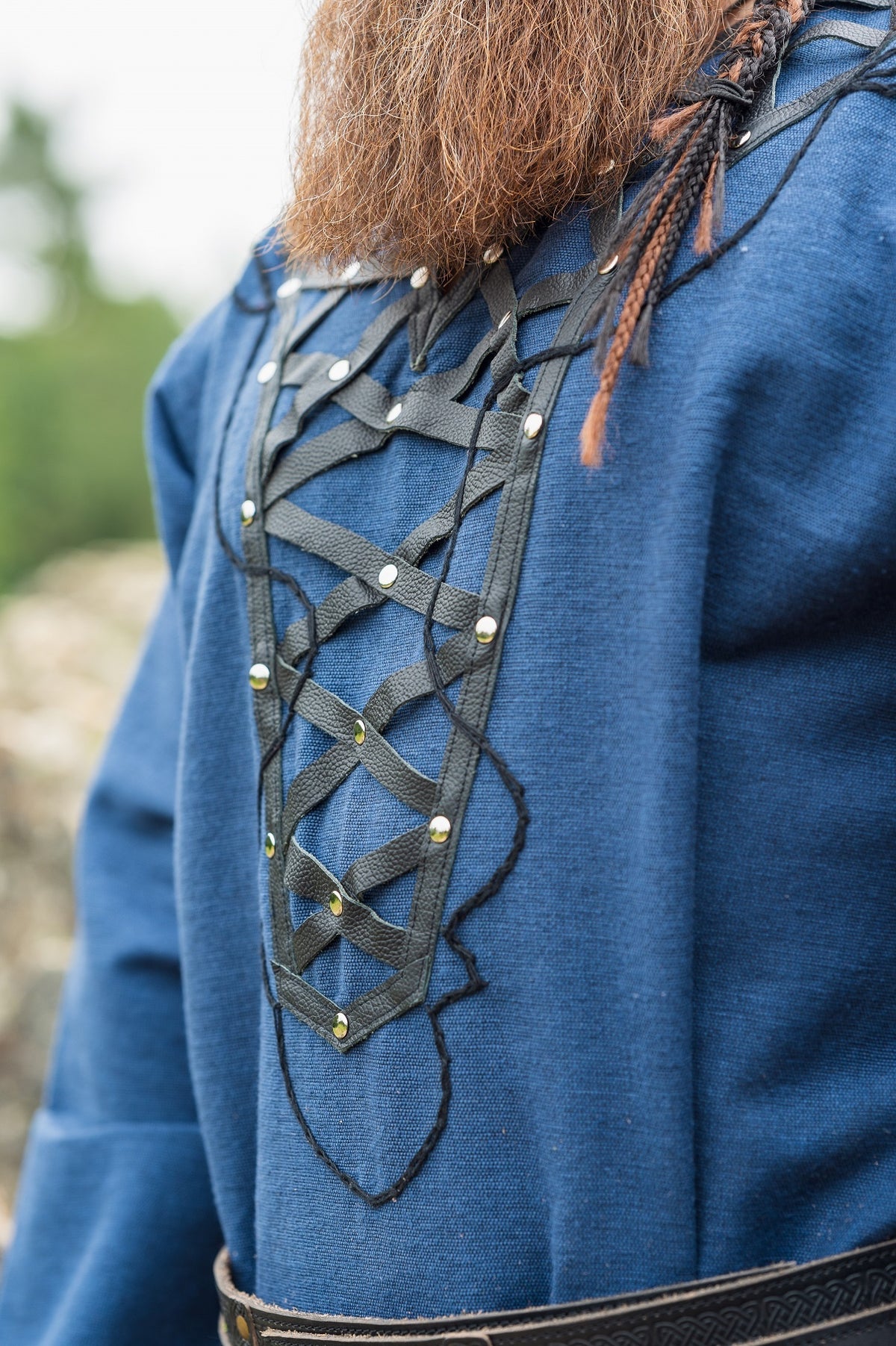 Tunika Viking Jarl Ragnvald, modrá