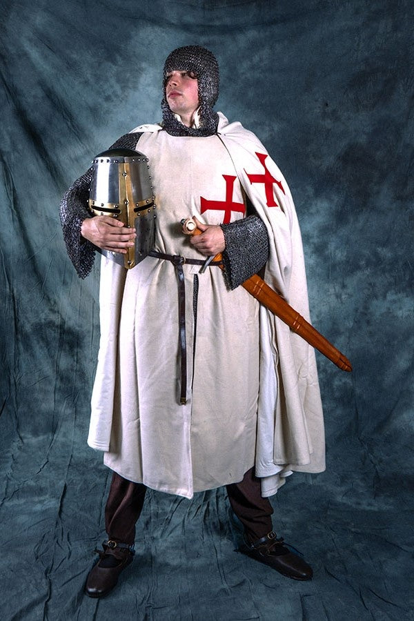 Hauberk, gemischt, flache Ringe, runde Nieten, 8 mm