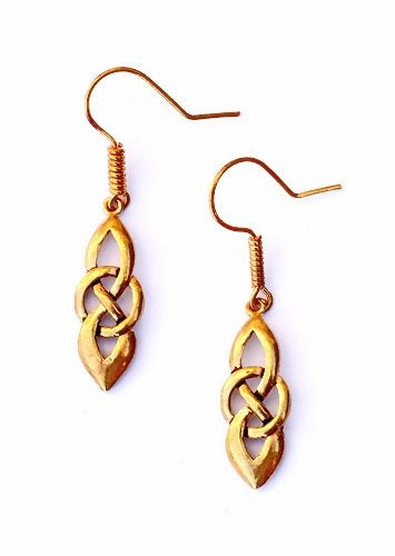 Pendientes celtas Dagda, bronce
