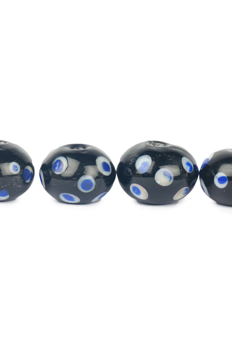 Viking glass beads, Birka, grave 324, 5 pieces