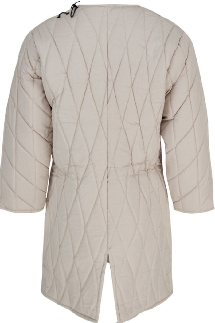 Medieval gambeson, cream
