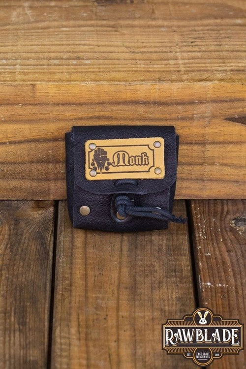 Dice bag met set dobbelstenen Monk