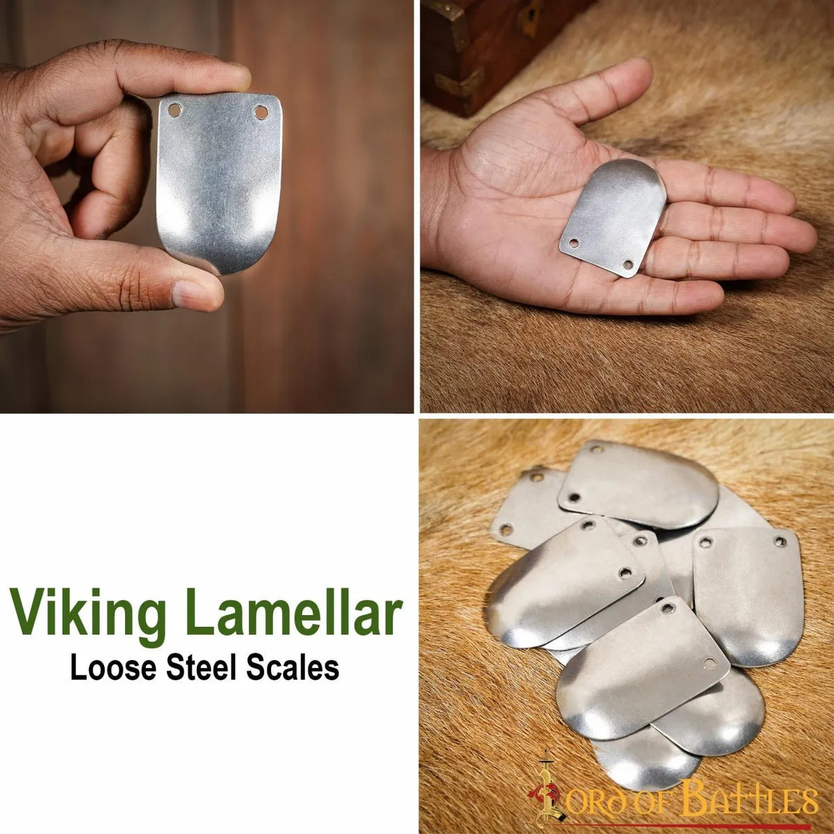 Early Medieval scale armor, 100x