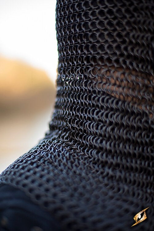 Maliënhætte Alaric, bronzeret, 9 mm