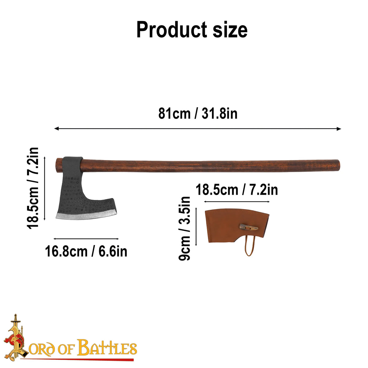 Huscarl skeggox Orm, type C, semi-sharp