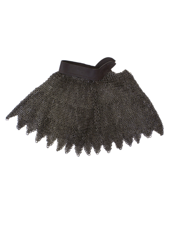 Camail, aventail, onbehandeld, platte ringen - ronde klinknagels, 8 mm