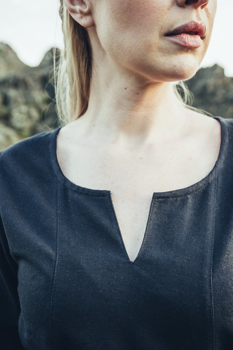 Wikingerkleid Lina, schwarz