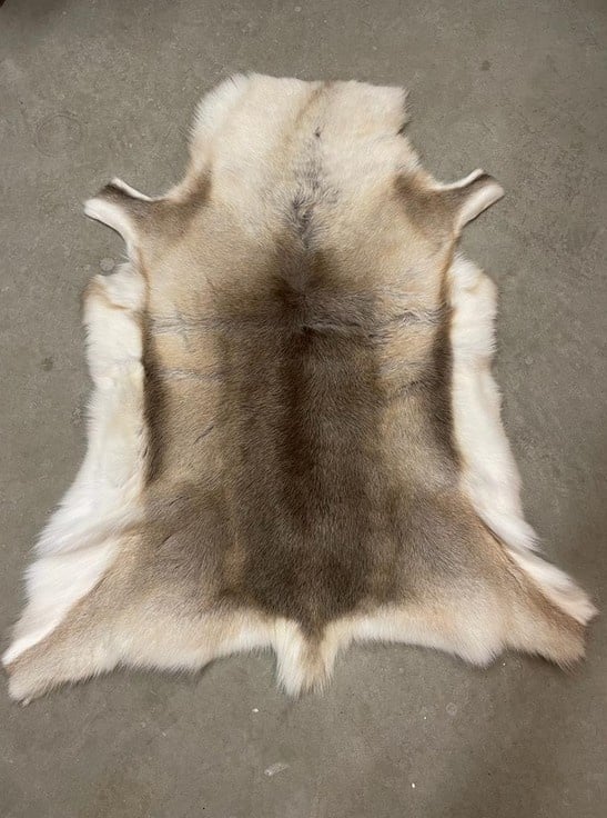 Reindeer skin, medium, 130-140 cm