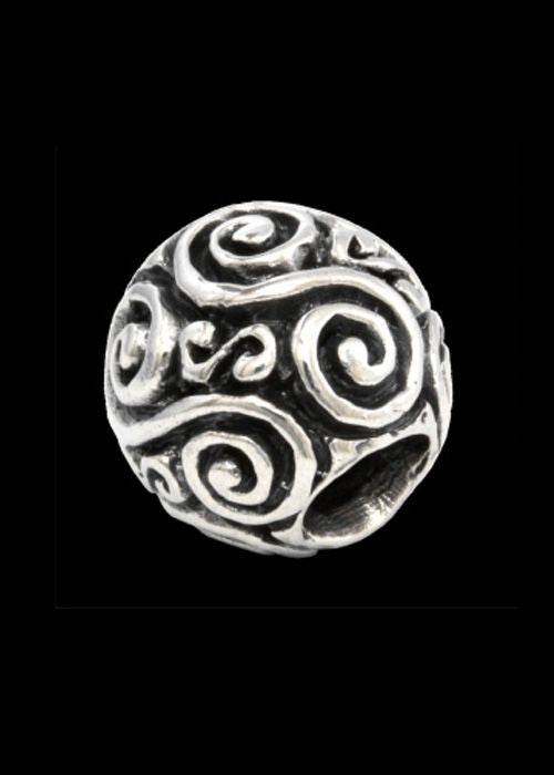 Zilveren baardkraal met dubbele spiraal