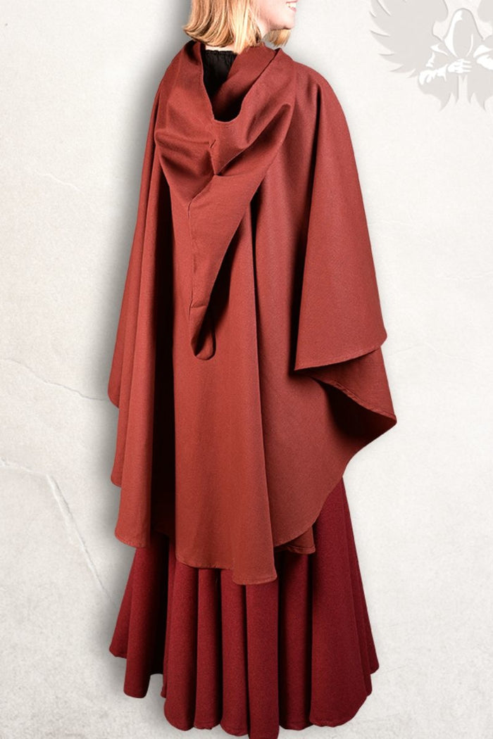 Medieval cape Kim, red
