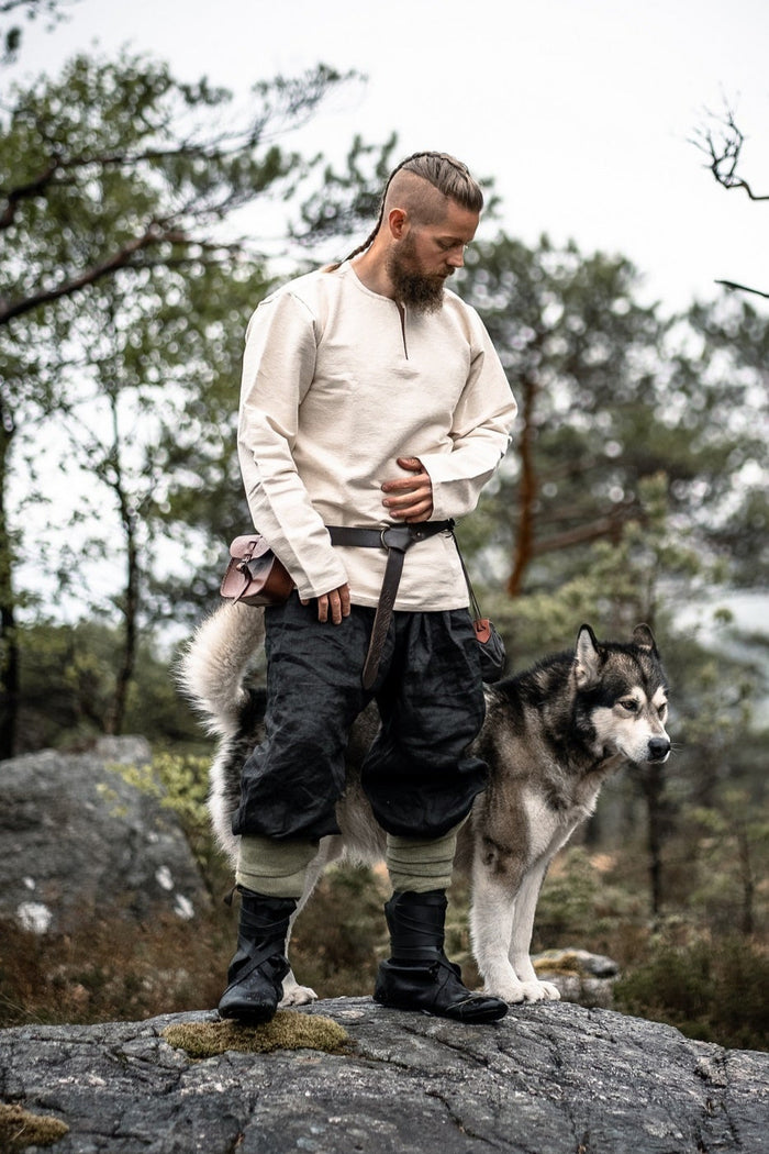 Tunika wikińska Hans, naturalna 