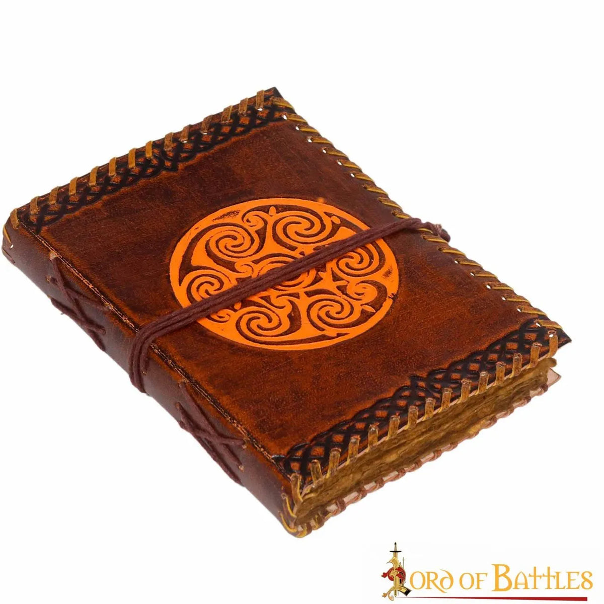 Leren boek Keltische spiralen